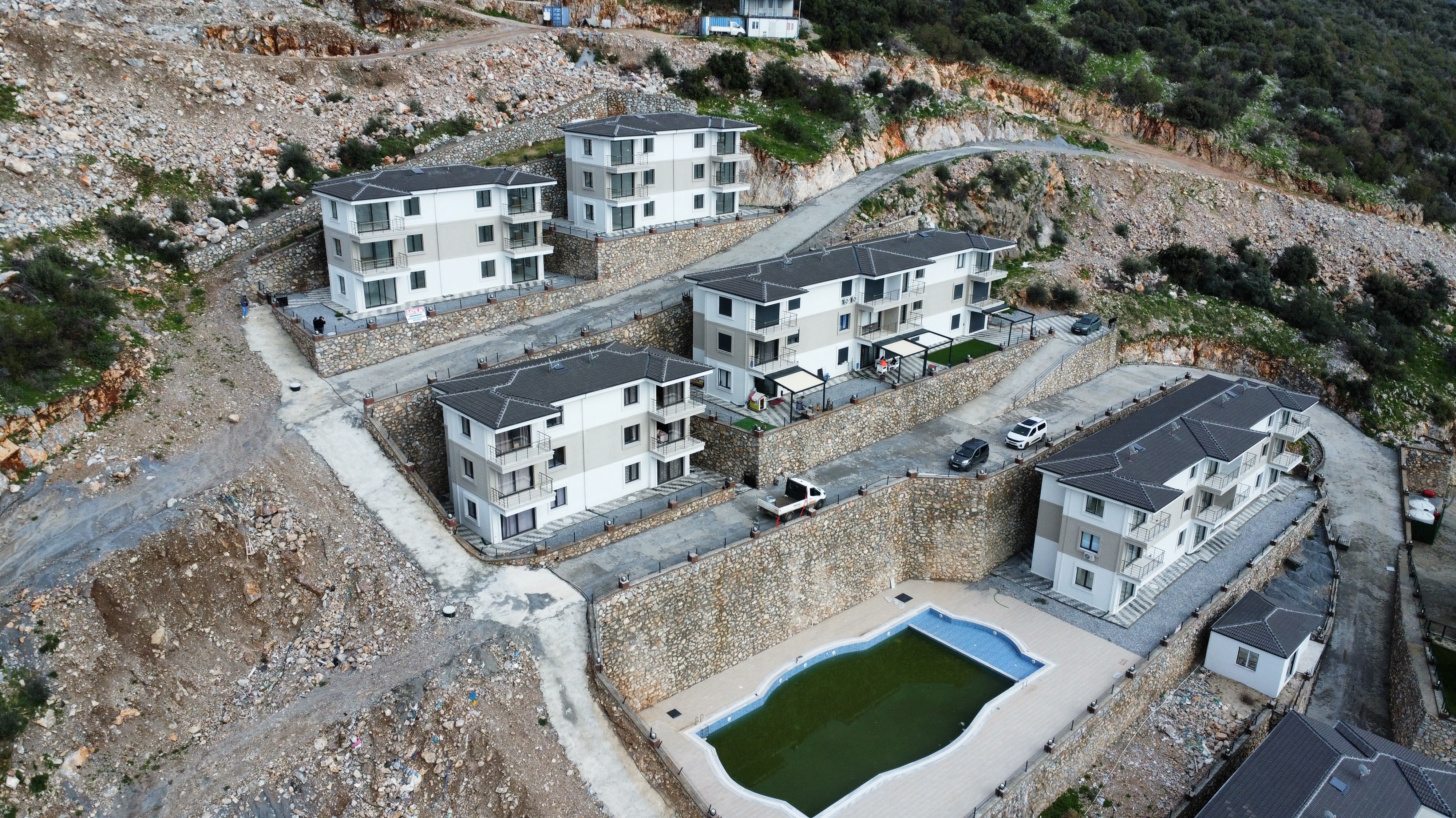 DSE Emlaktan Aydın Didim Akbük Panoramik Deniz Manzaralı 2+1 Daireler